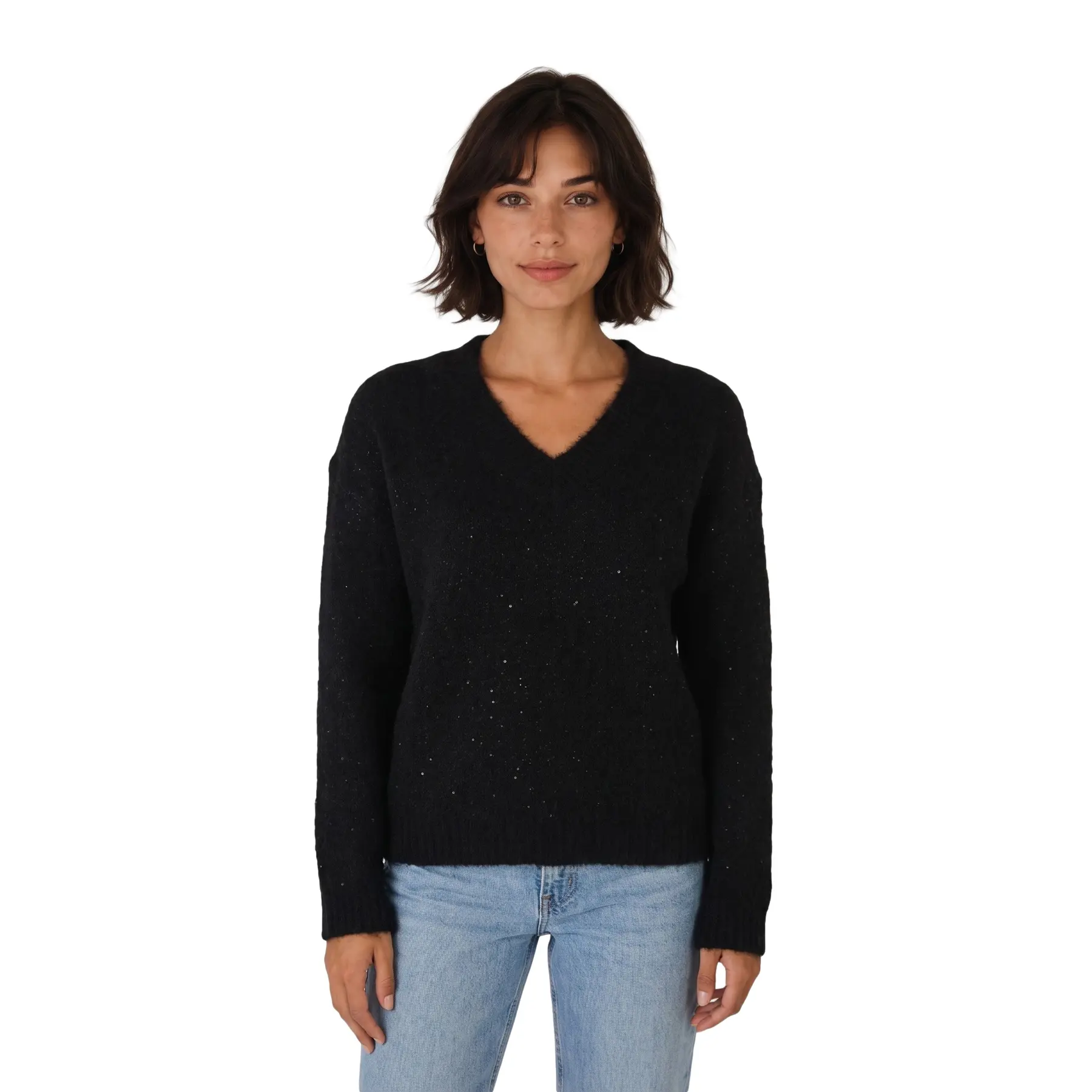 Damen V-Ausschnitt Pulli Le Temps des cerises Miry