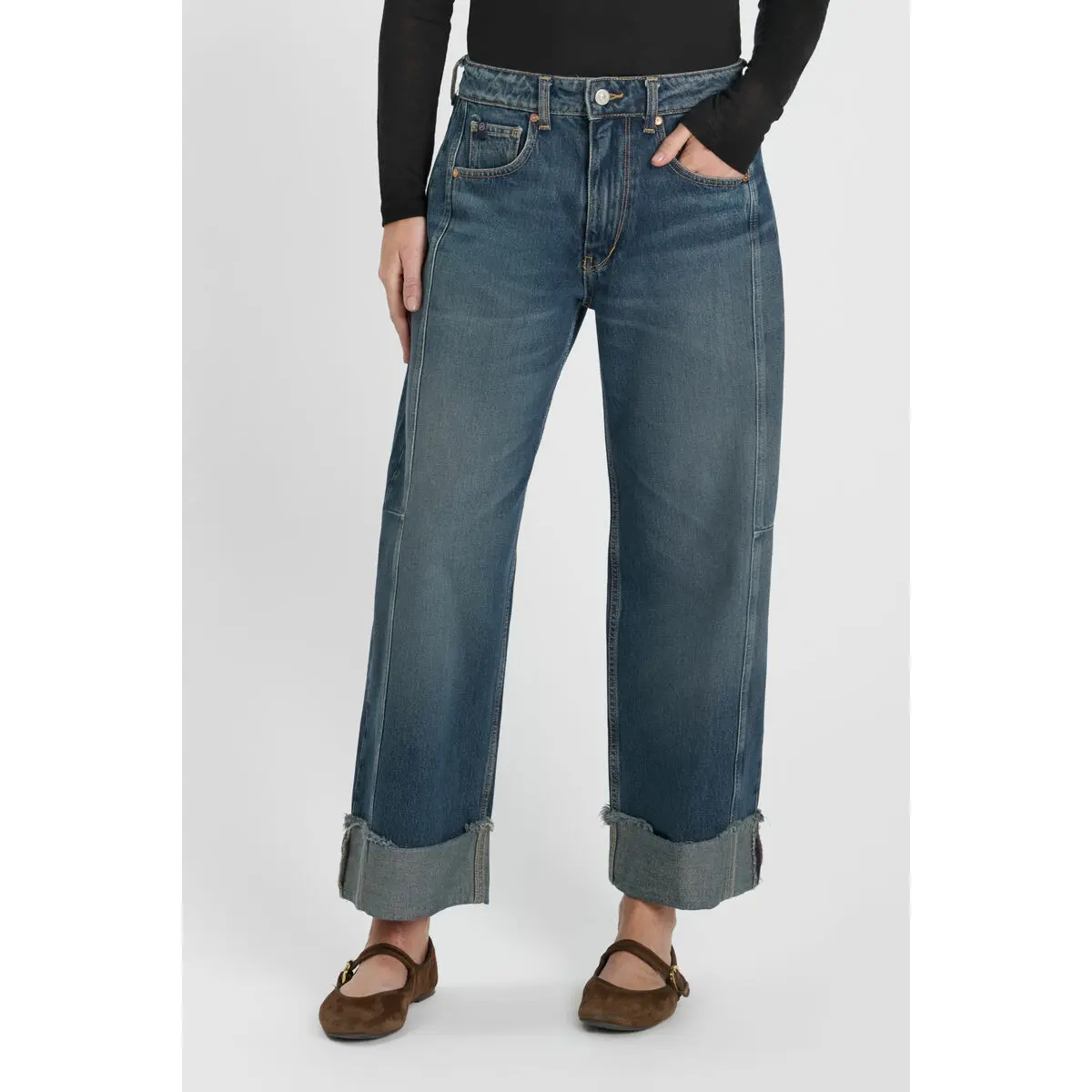 Jeans Relaxed femme Le Temps des cerises Leal