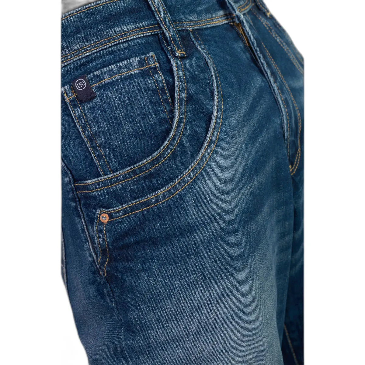 Jeans 400/28 taille haute femme Le Temps des cerises Revers N°2