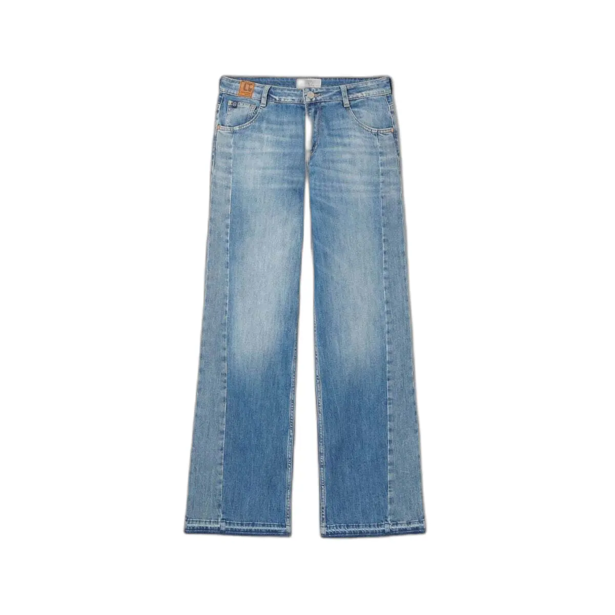 Jeans a gamba larga donna Le Temps des cerises Lauryn Aix