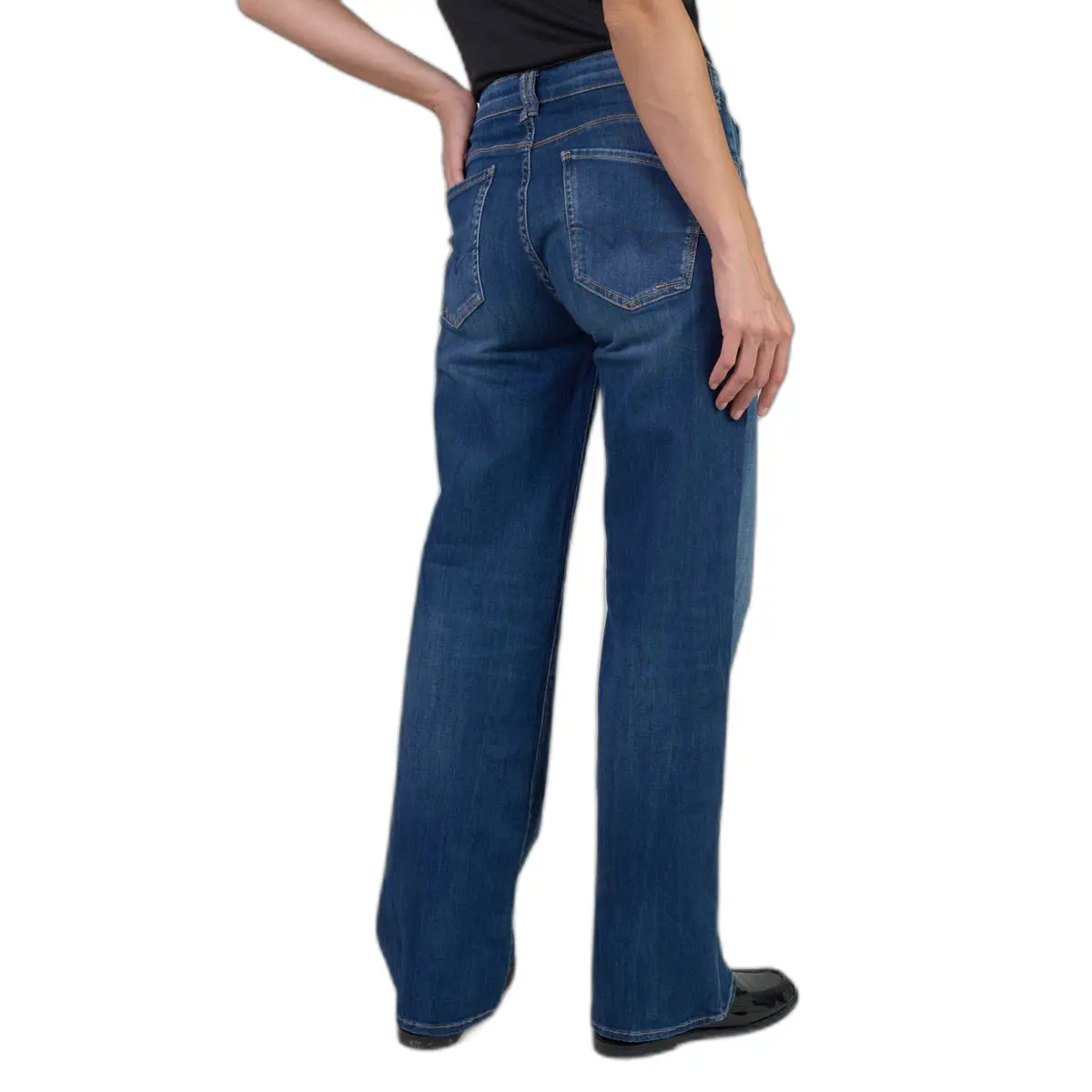 Jeans pulp regular taille haute femme Le Temps des cerises Miley N°2
