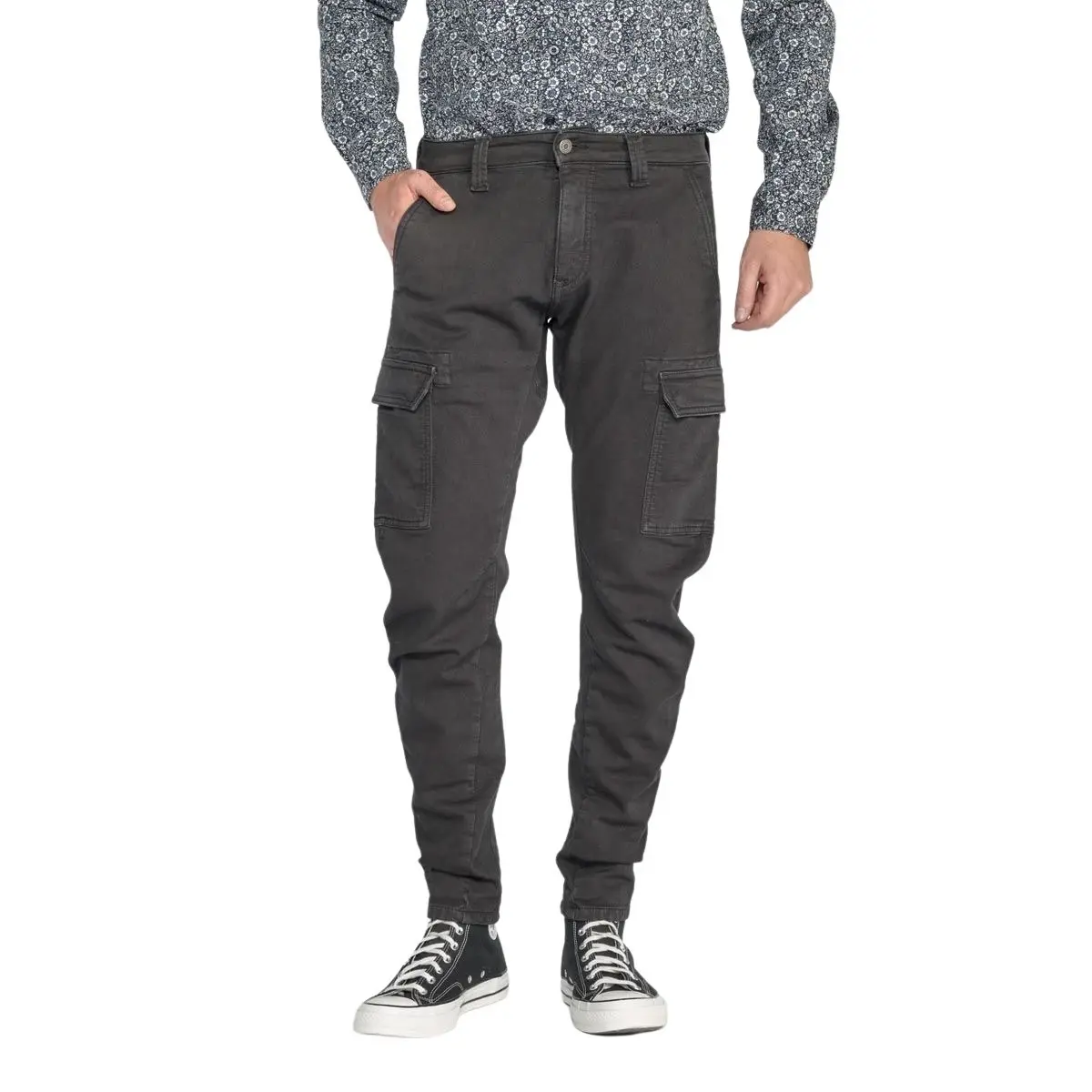 Pantalon cargo fuselé arqué Le Temps des cerises Koge Army Pantalon cargo fuselé arqué Le Temps des cerises Koge Army