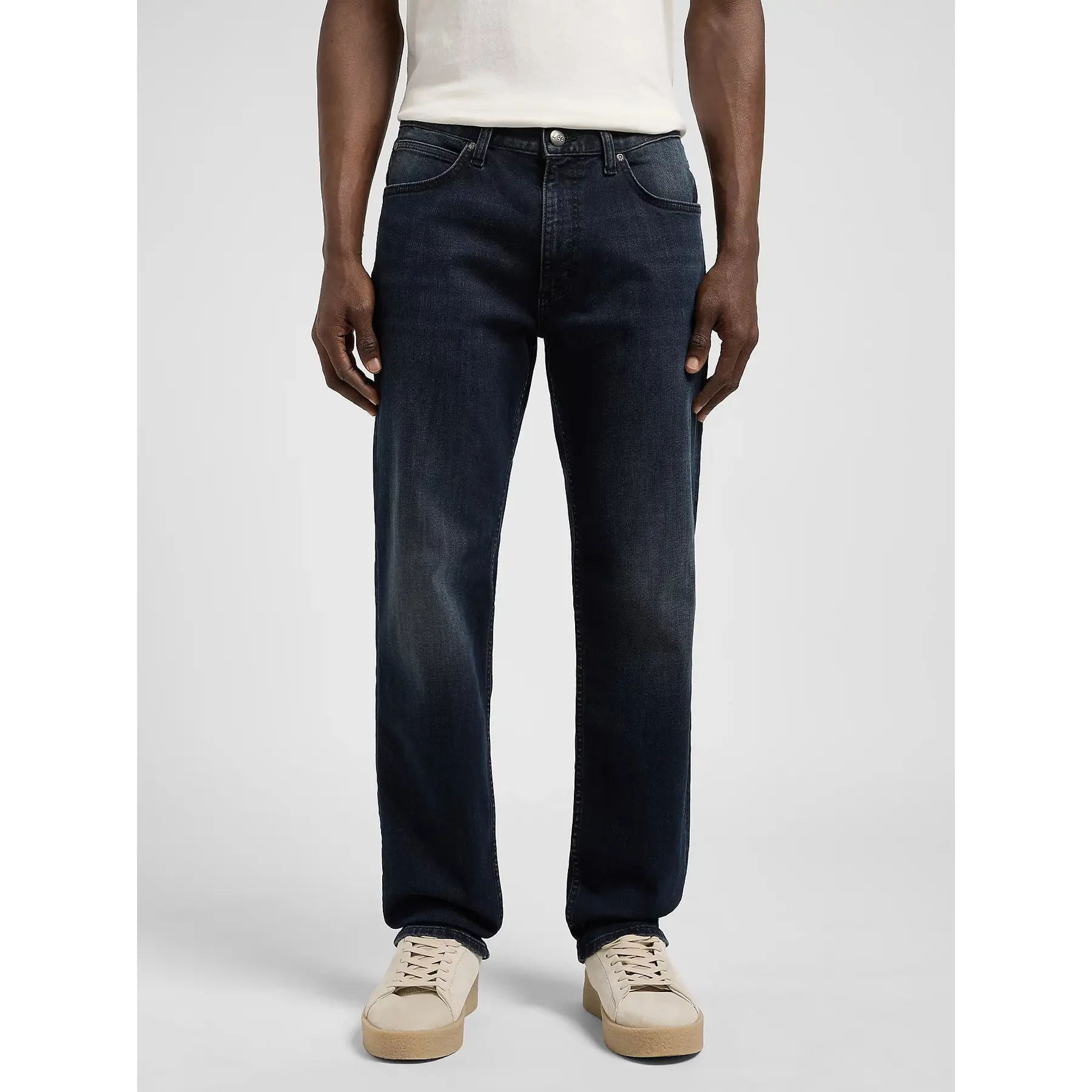 Lee Men's Noir Regular Jeans West