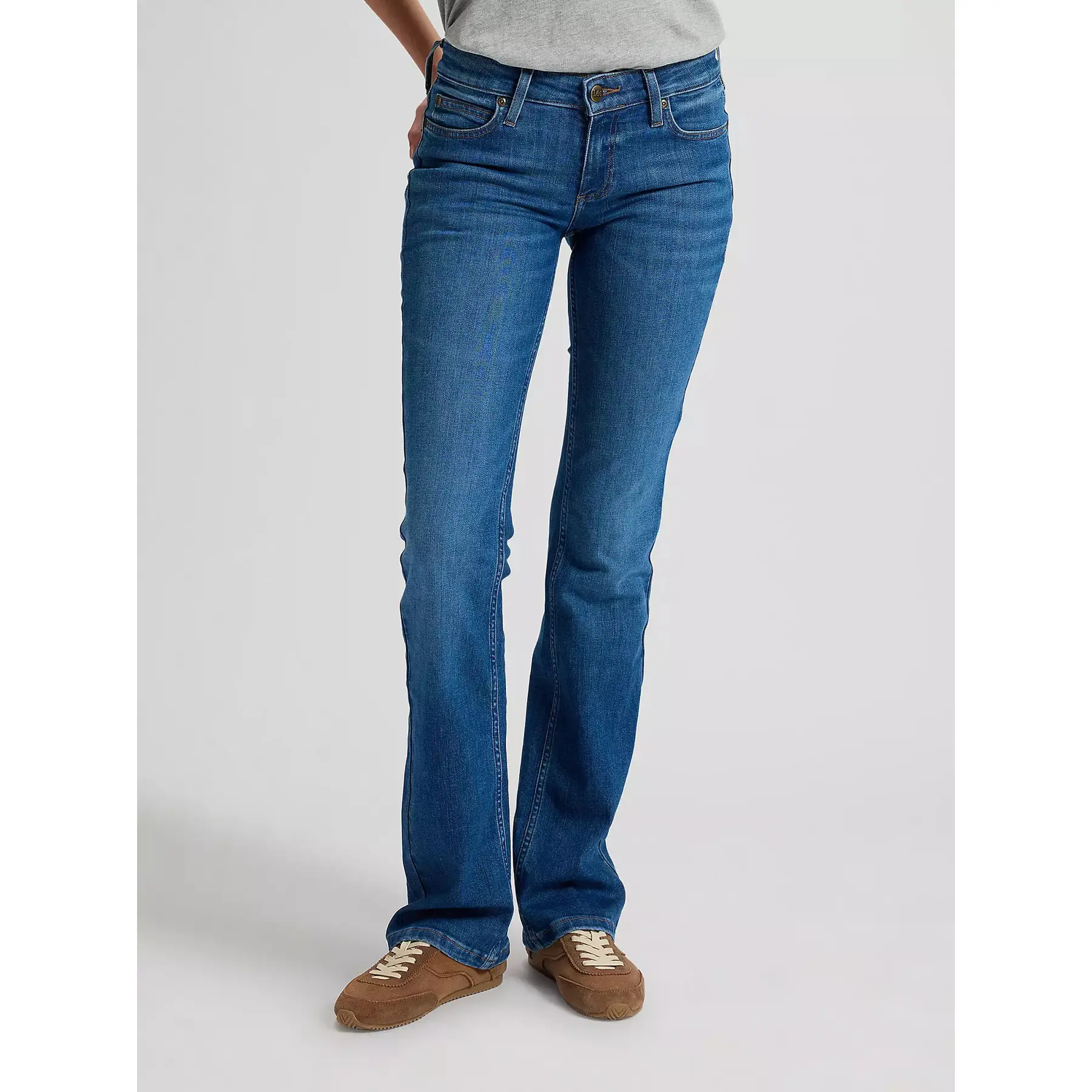 Lee Women's Bleu Straight Jeans For Jessica