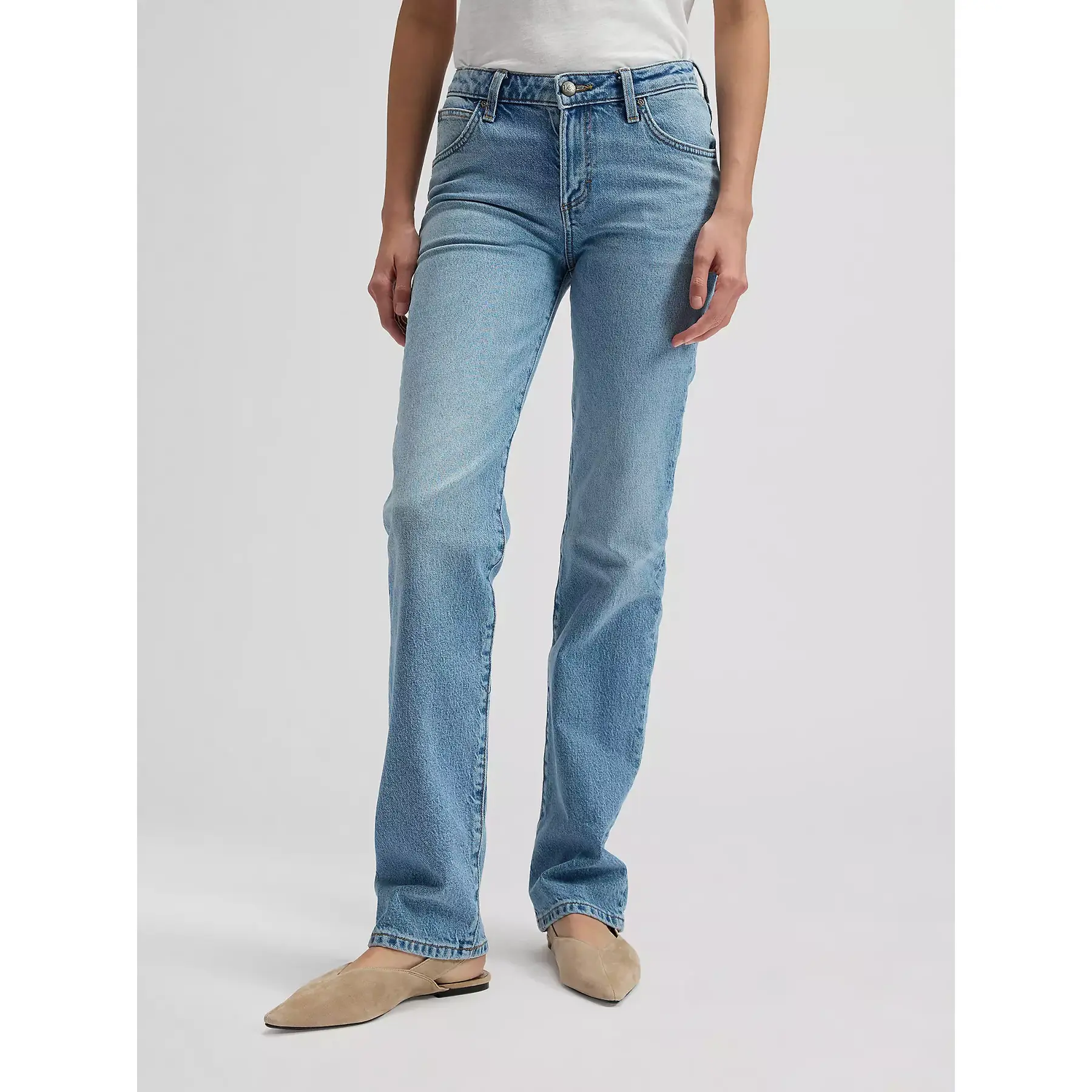 VAN GRAAF Lee Damen Light Stone Jeans Blau, Größe 31-31 - Bild 4
