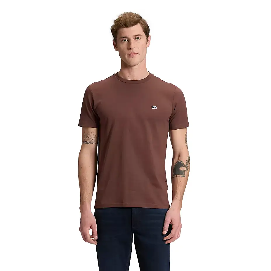 T-shirt con logo patch Lee