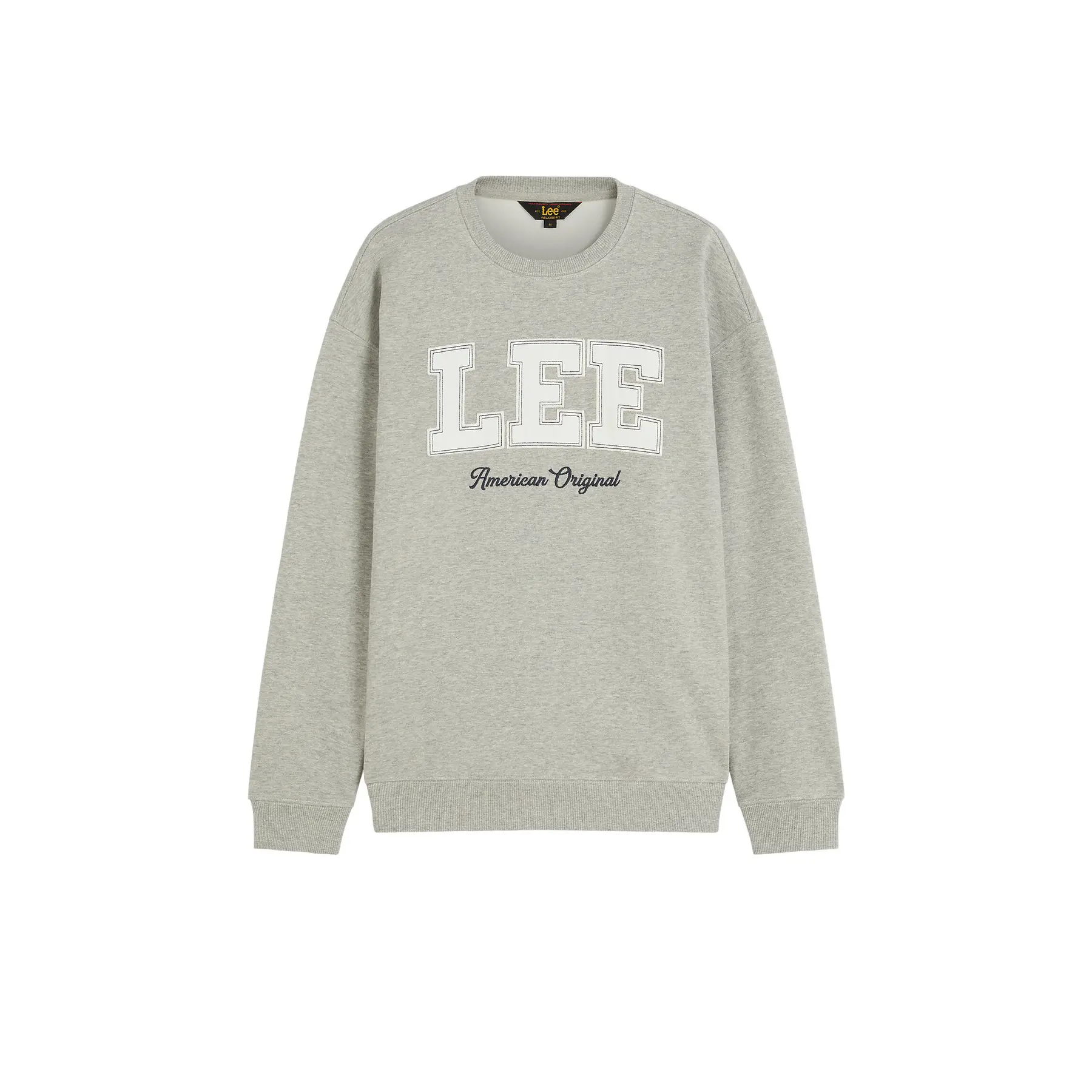 Lee Men's Gris Sweatshirt Original Crew