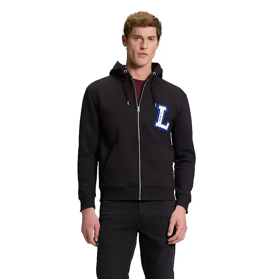 Felpa con cerniera a cappuccio Lee Varsity