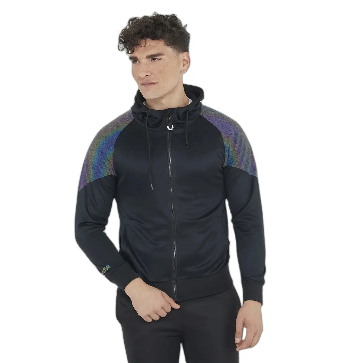 Laufjacke mit Kapuze und Reißverschluss Legea Osman