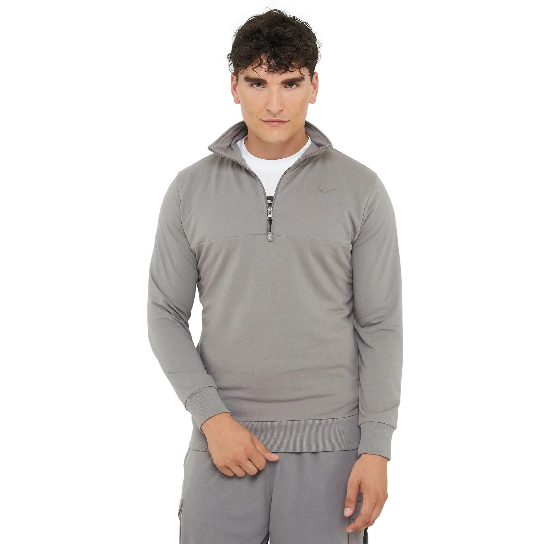 Katoenen sweatshirt met halve rits Legea Club