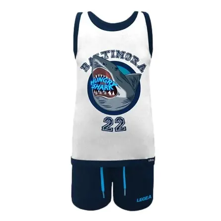 Trainingsanzug mit T-Shirt und Shorts Legea