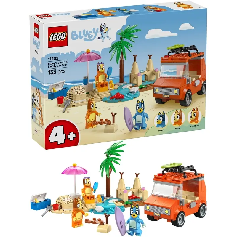 Voyage en voiture de bluey Lego Voyage en voiture de bluey Lego