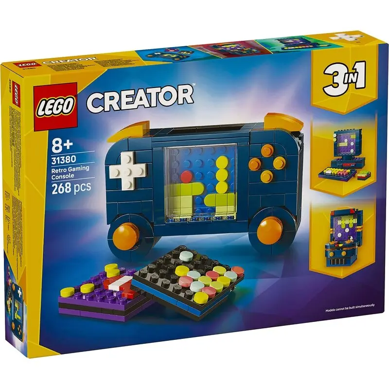 Jeux de construction console de jeu rétro creator Lego