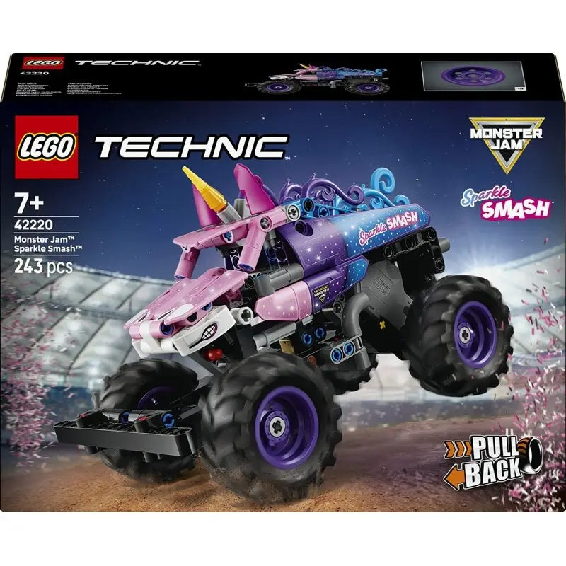 Sparkle Monster Jam Retrofriction Fahrzeugbau Spielzeug Lego