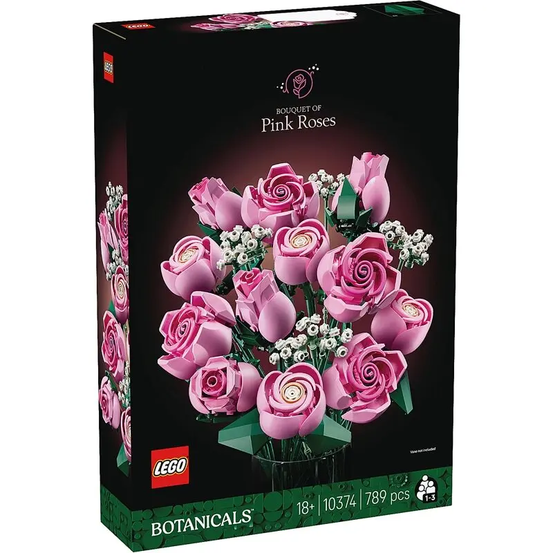 Bausteinspiel Rosenstrauß rosa botanic Lego