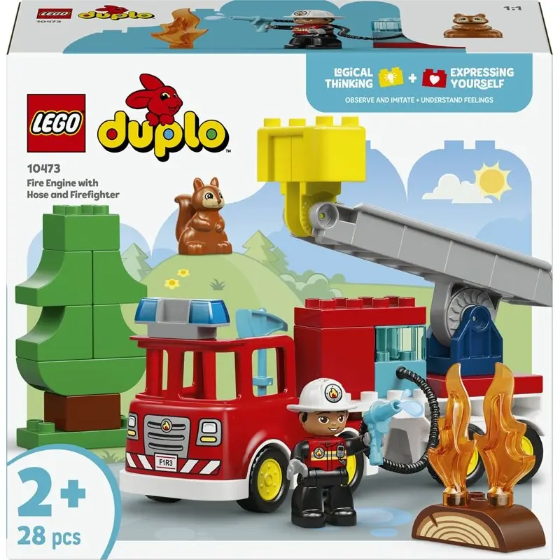 Lego Multicolore Duplo Feuerwehrwagen Baukasten - Bild 1