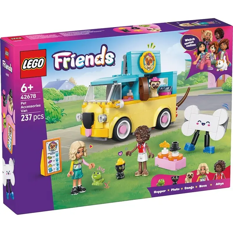 Bauwagen-Spielset mit Zubehör für Tiere Freunde Lego