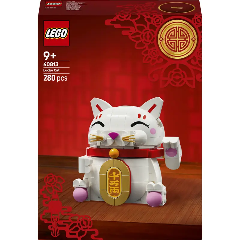 Bauklötze Katze Glücksbringer iconic Lego
