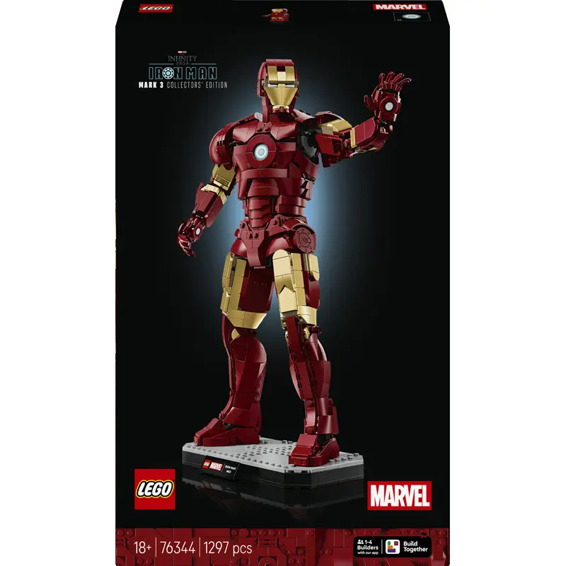 Iron Man Sammelfigur Baukasten Lego