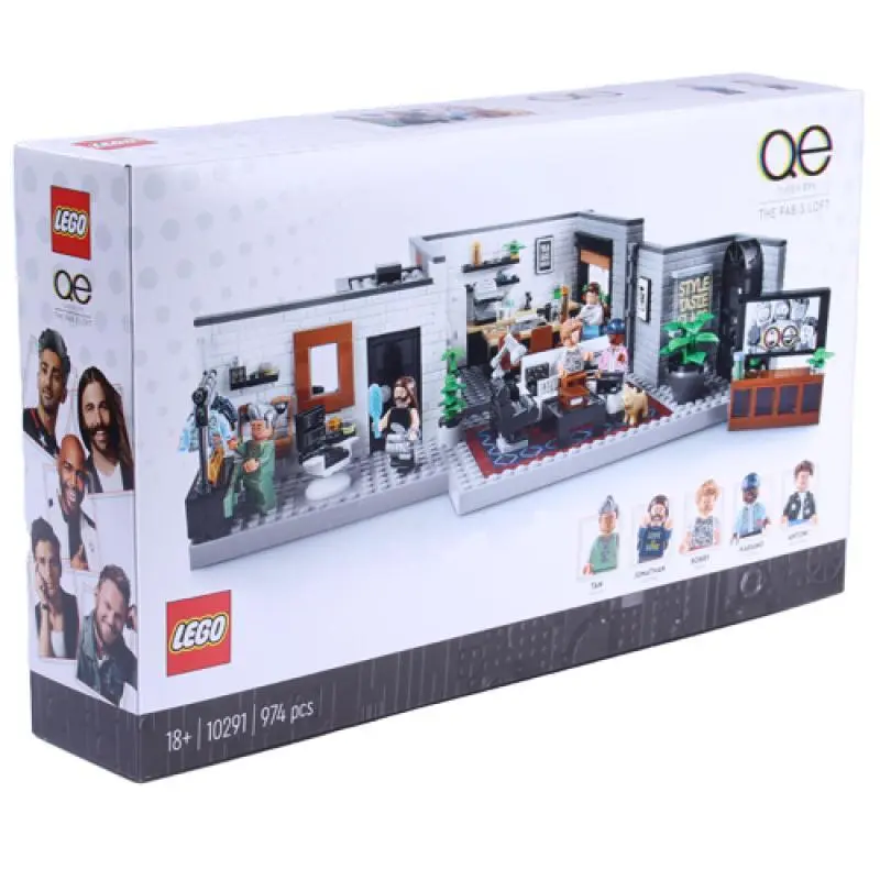 Konstruktionsspiele - queer eye le loft de la fab 5 Lego Creator Expert 10291