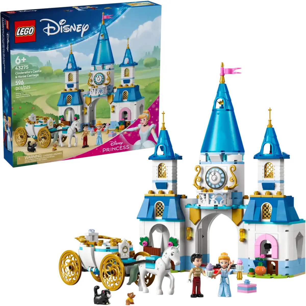 LEGO® Disney 43275 Cinderellas Schloss und Pferdekutsche - Bild 9