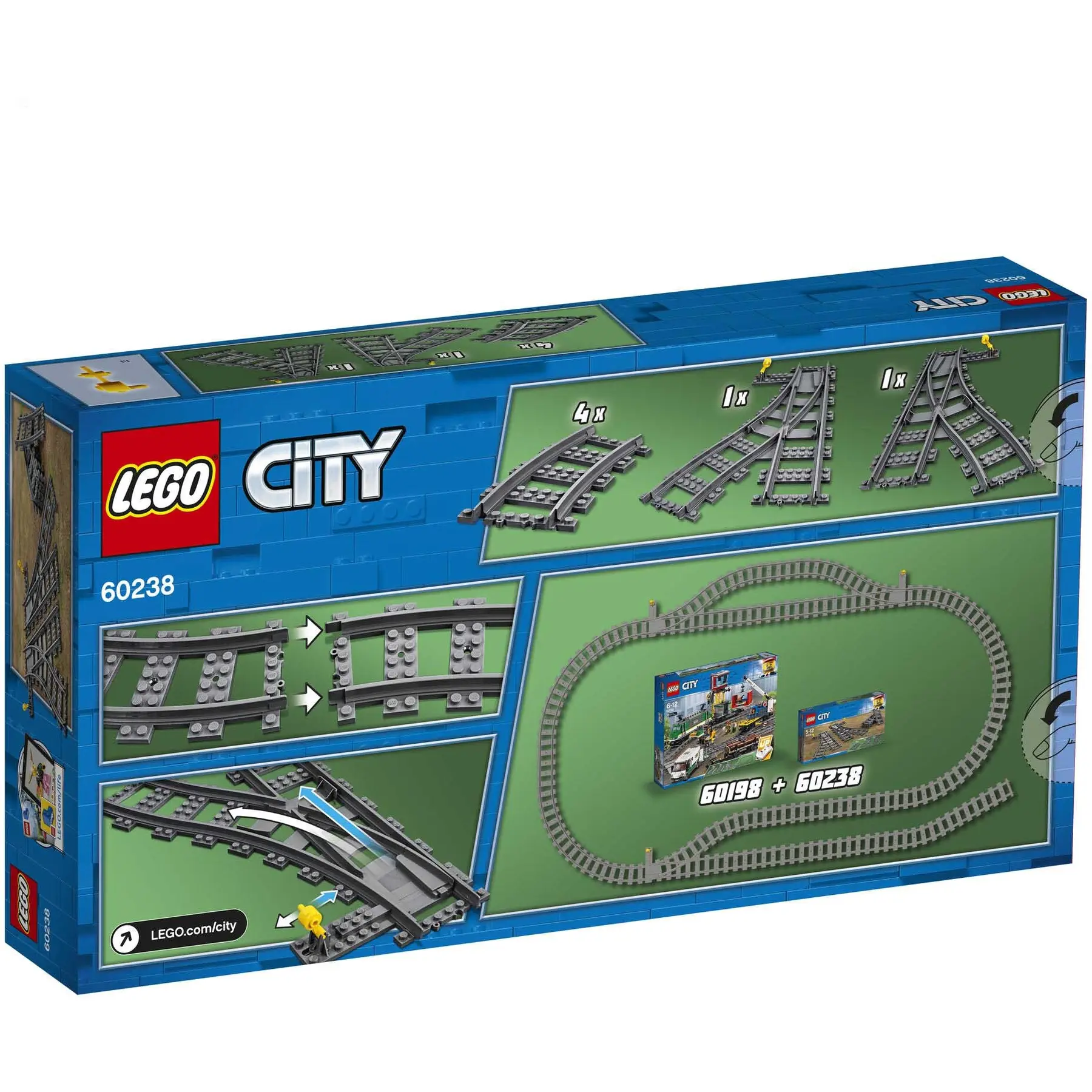 Konstruktionsspiele die Weichen Lego City