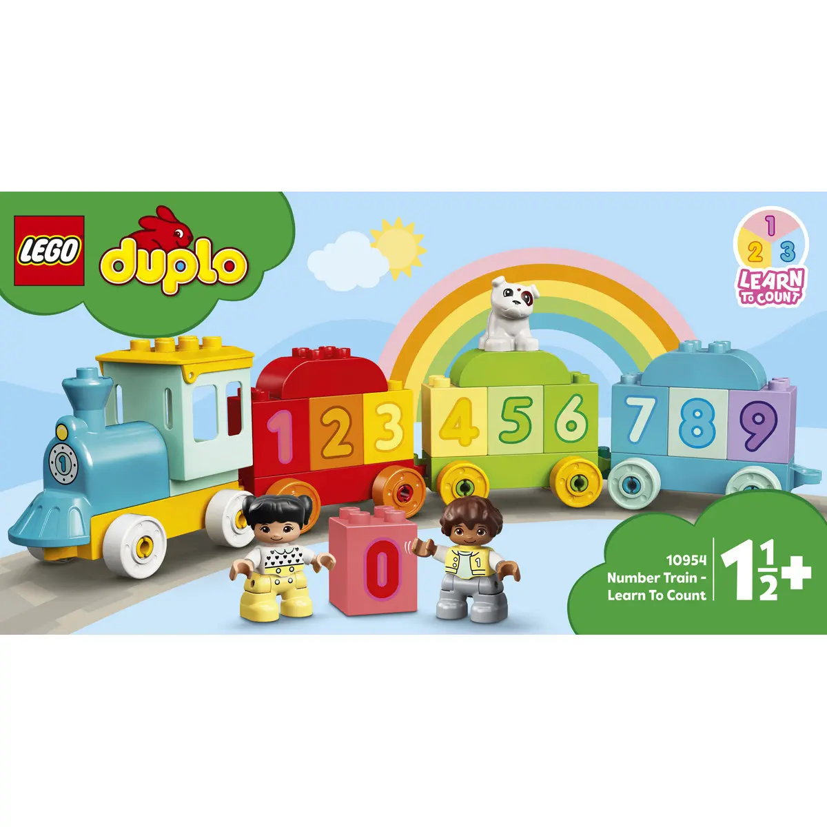 Konstruktionsspiele Zug Zahlen 1. Lego Duplo