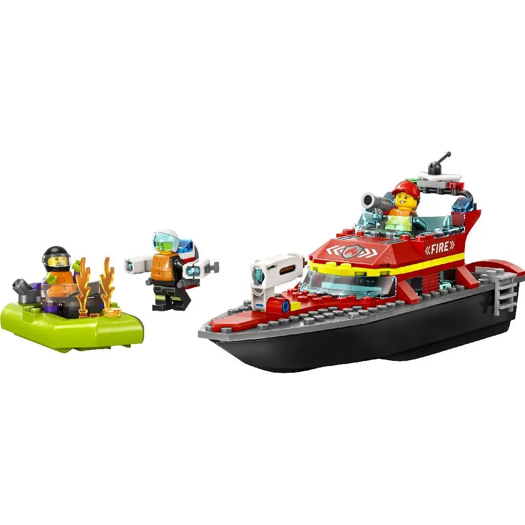 Rettungsboot Feuerwehr Lego City