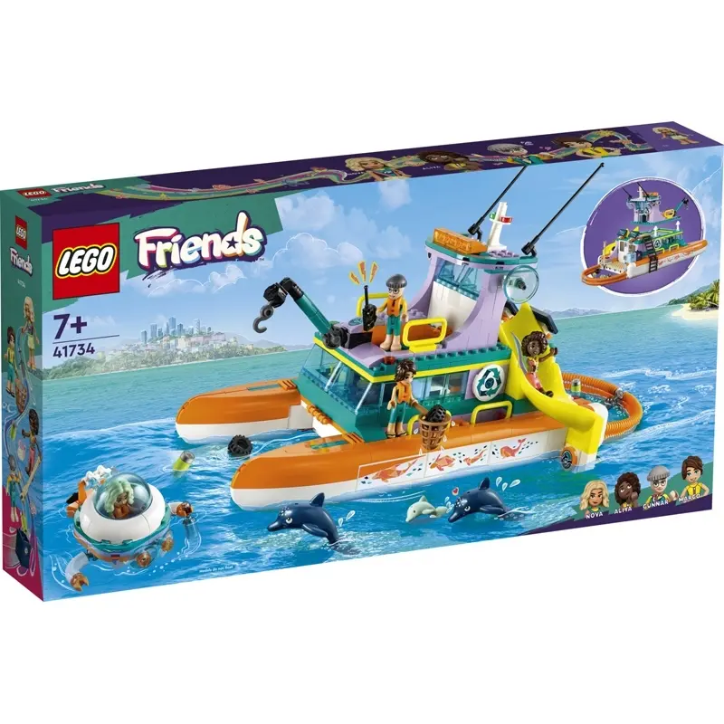 Actionspiele Boot Rettung Meer Lego Friends