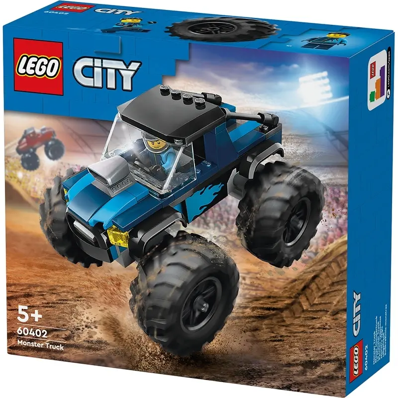 Baukauste Monstertruck Blau Stadt Lego