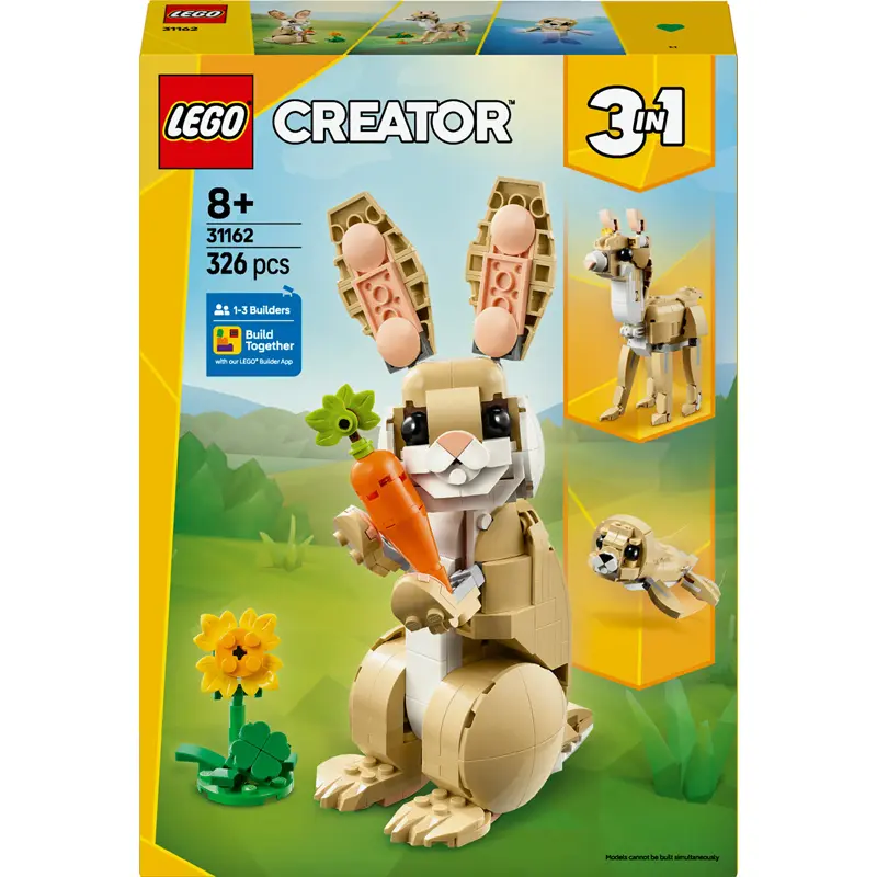Bau-Spielzeug der süße Hase Lego Creator