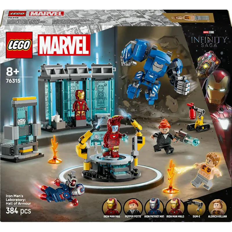 Iron Man Rüstkammer Baukasten Lego