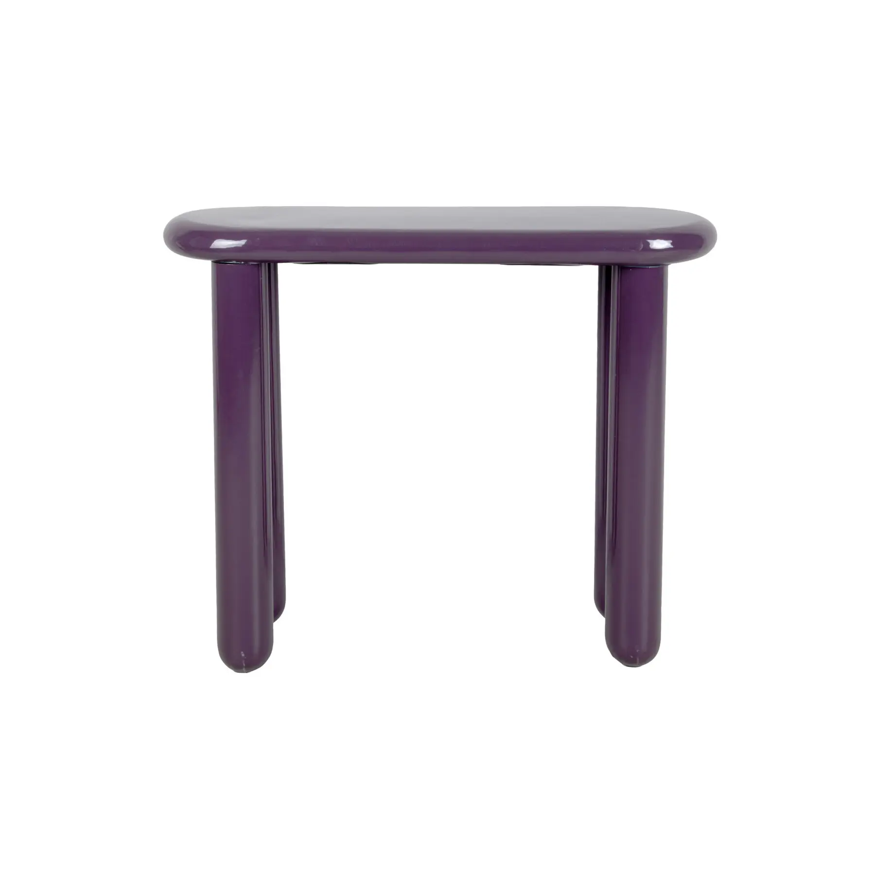 Leitmotiv Bijzettafel Cadiz - Donkerpaars - 78x36x68cm - Scandinavisch