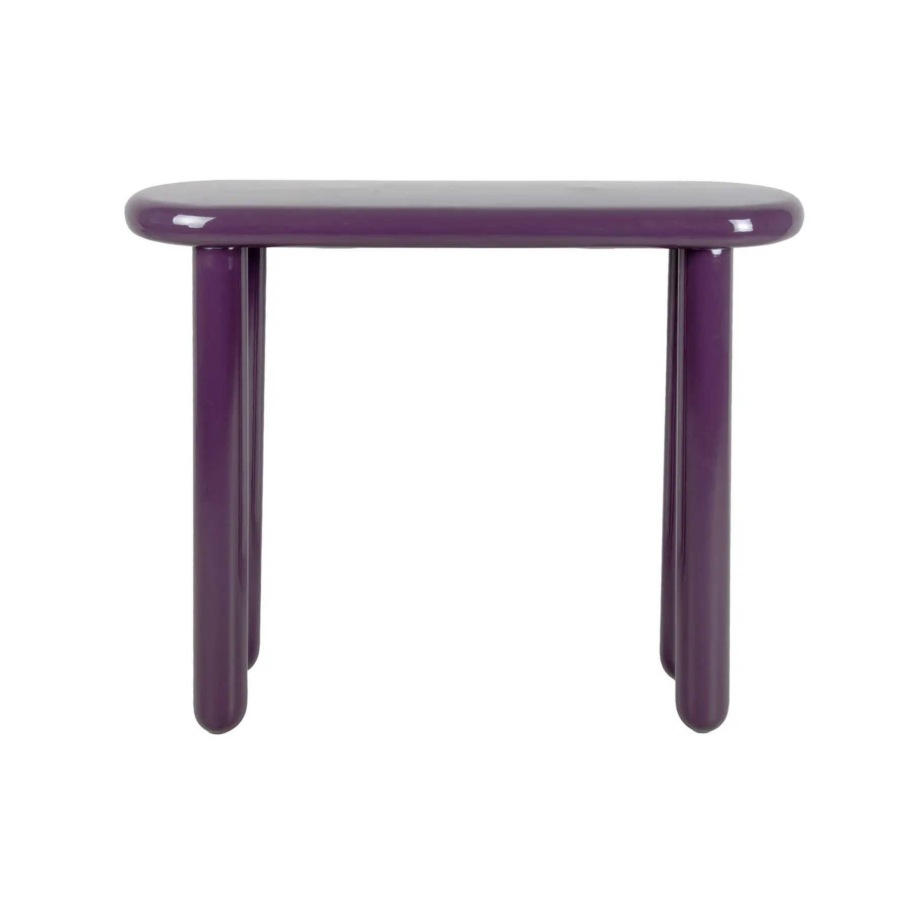 Leitmotiv Bijzettafel Cadiz - Donkerpaars - 95x30x76cm - Scandinavisch