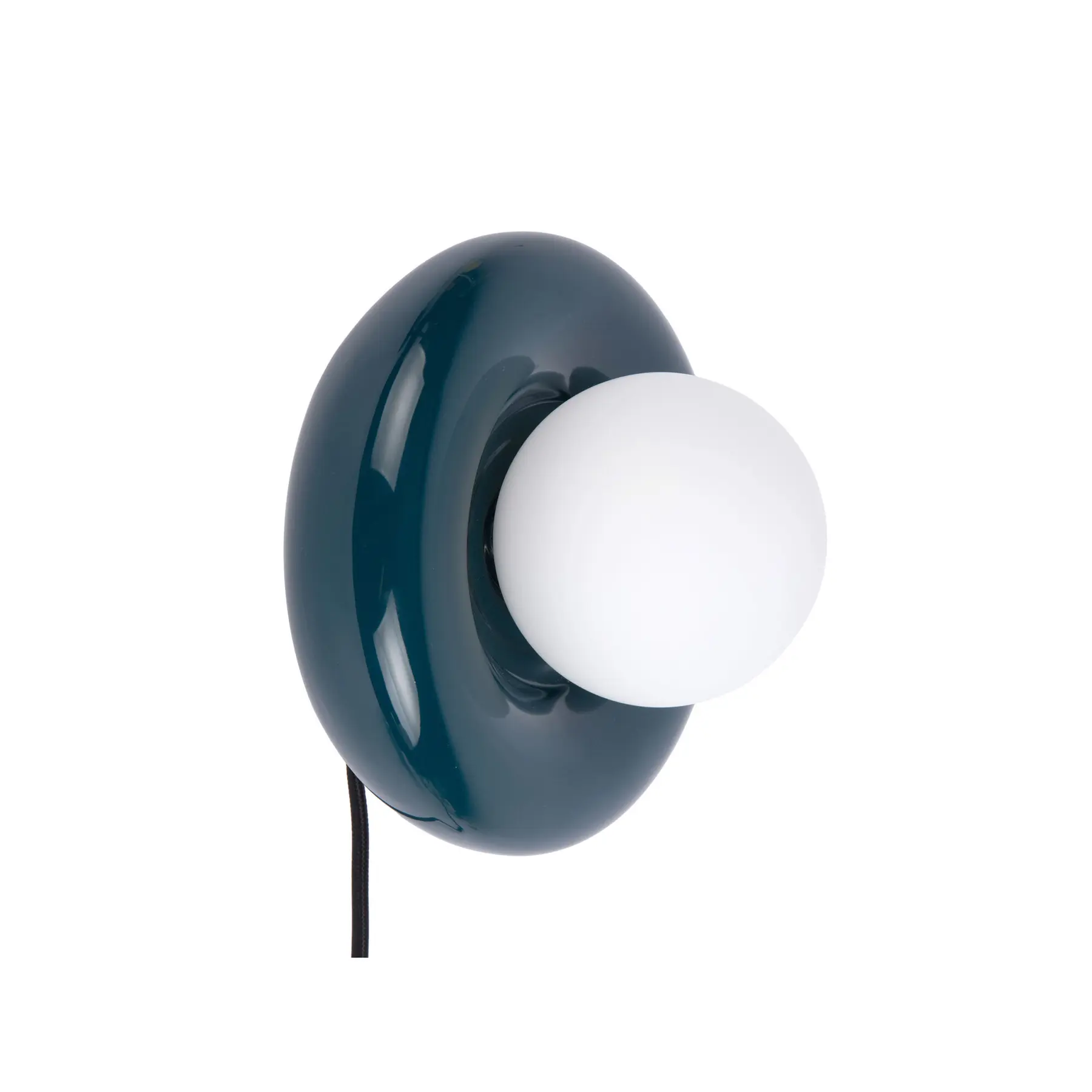 Leitmotiv Wandlamp Catania Ring - Blauw - 17x19x19cm - Binnen Scandinavisch