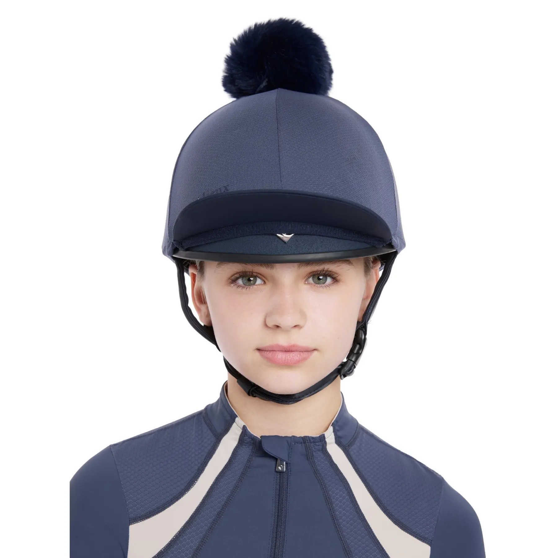 Toque for girl riding helmet LeMieux Maria