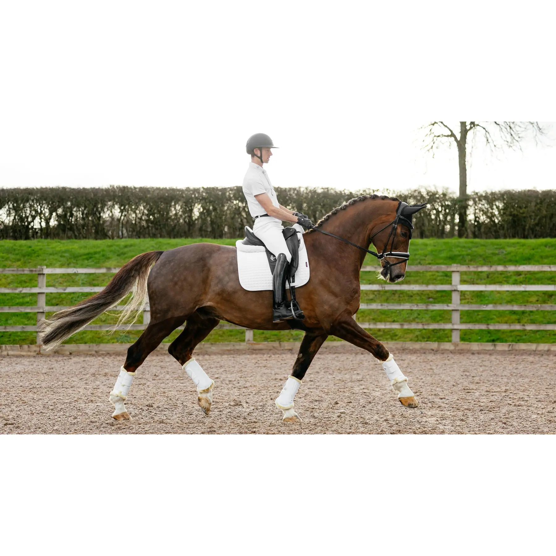 Tapis de dressage pour cheval LeMieux Suede