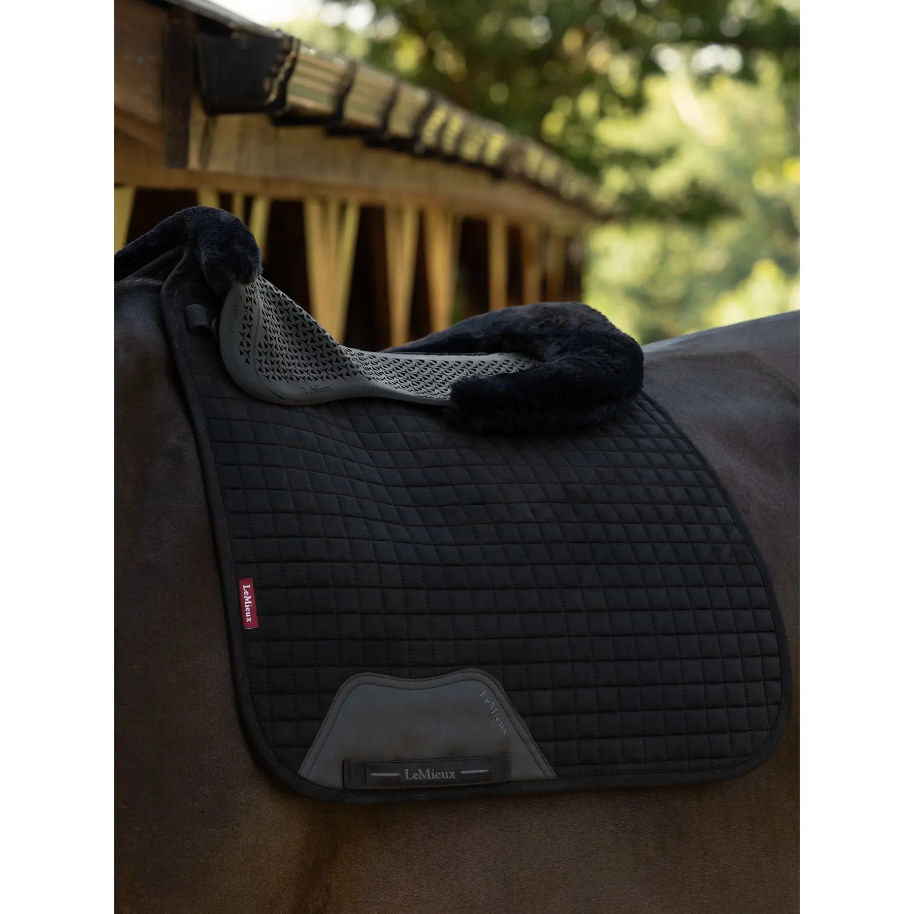 Wool saddle pad for horse LeMieux
