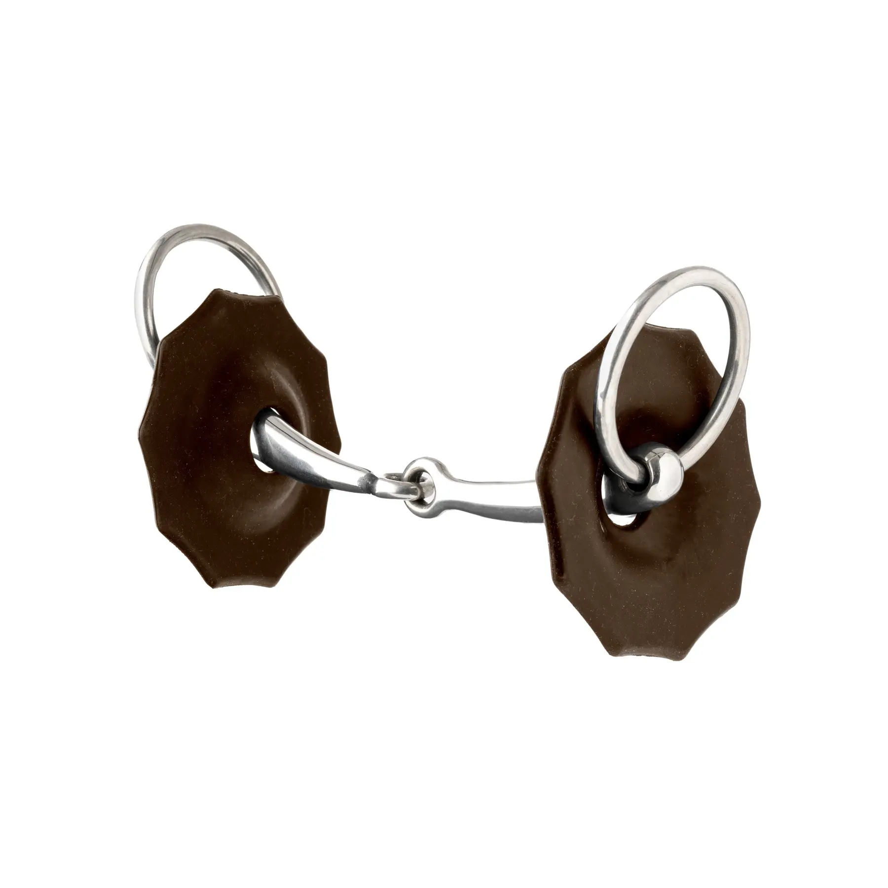 Two-ring rubber horse bit LeMieux