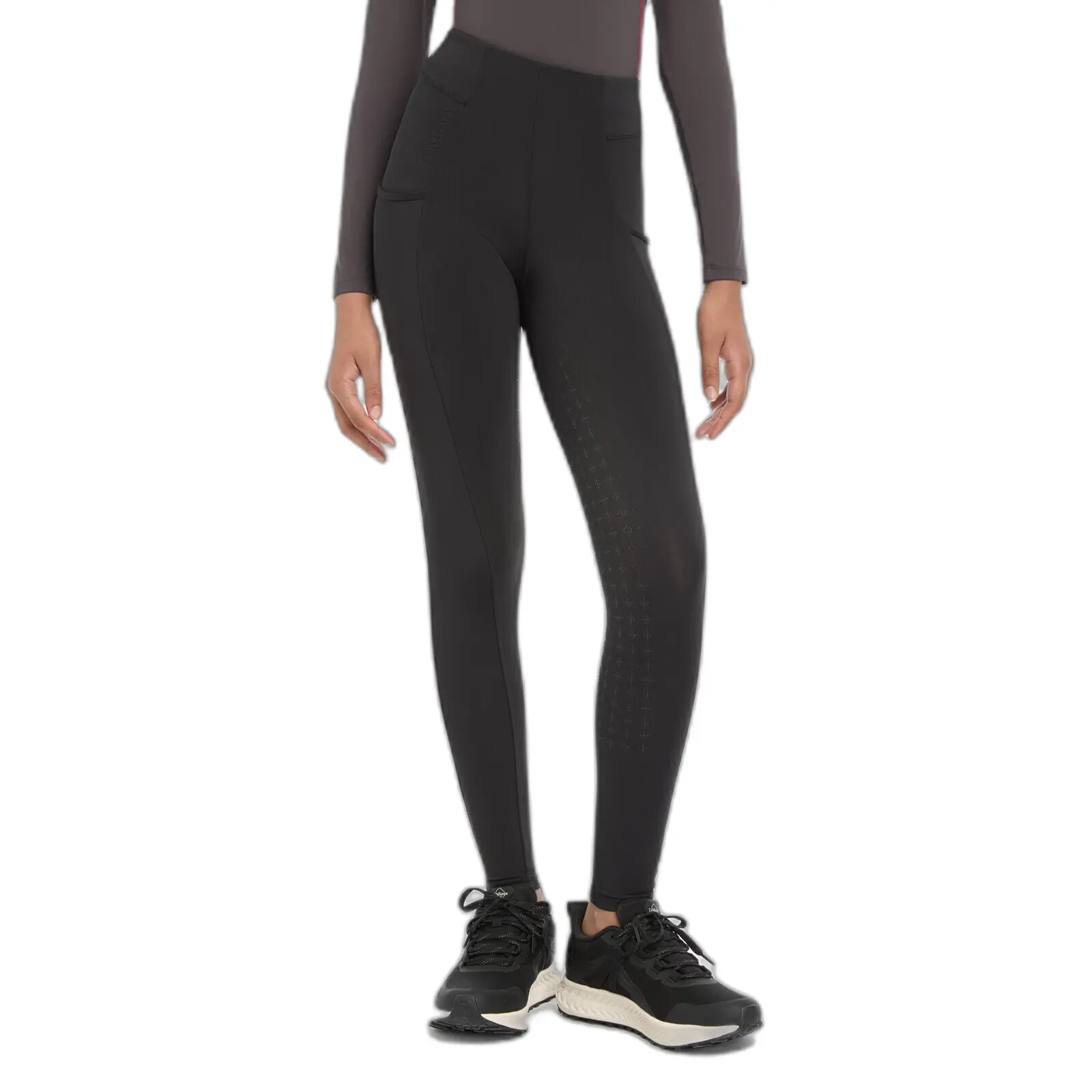 Lemieux Unisex Kids Black Kids' Orla Pull On Riding Leggings - Image 3