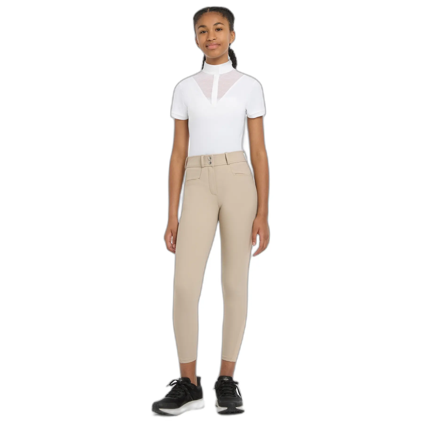 Pantalon équitation fond silicone mid grip enfant LeMieux Izzy