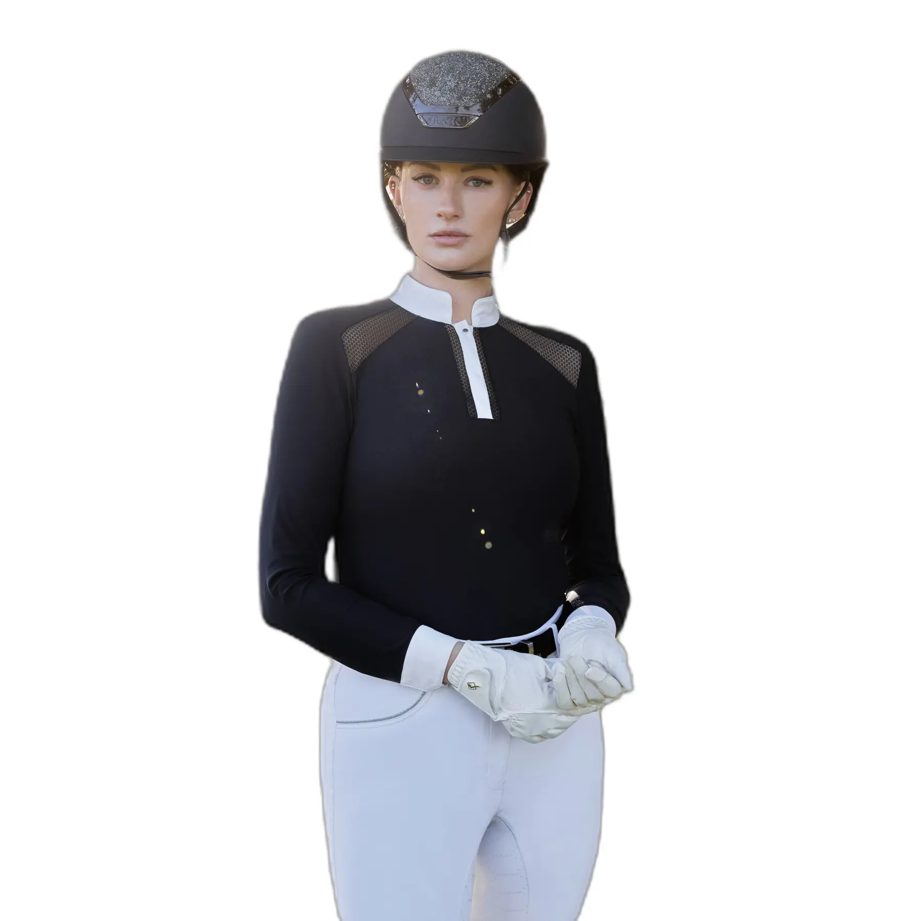 Women's long sleeve competition polo shirt LeMieux Camille