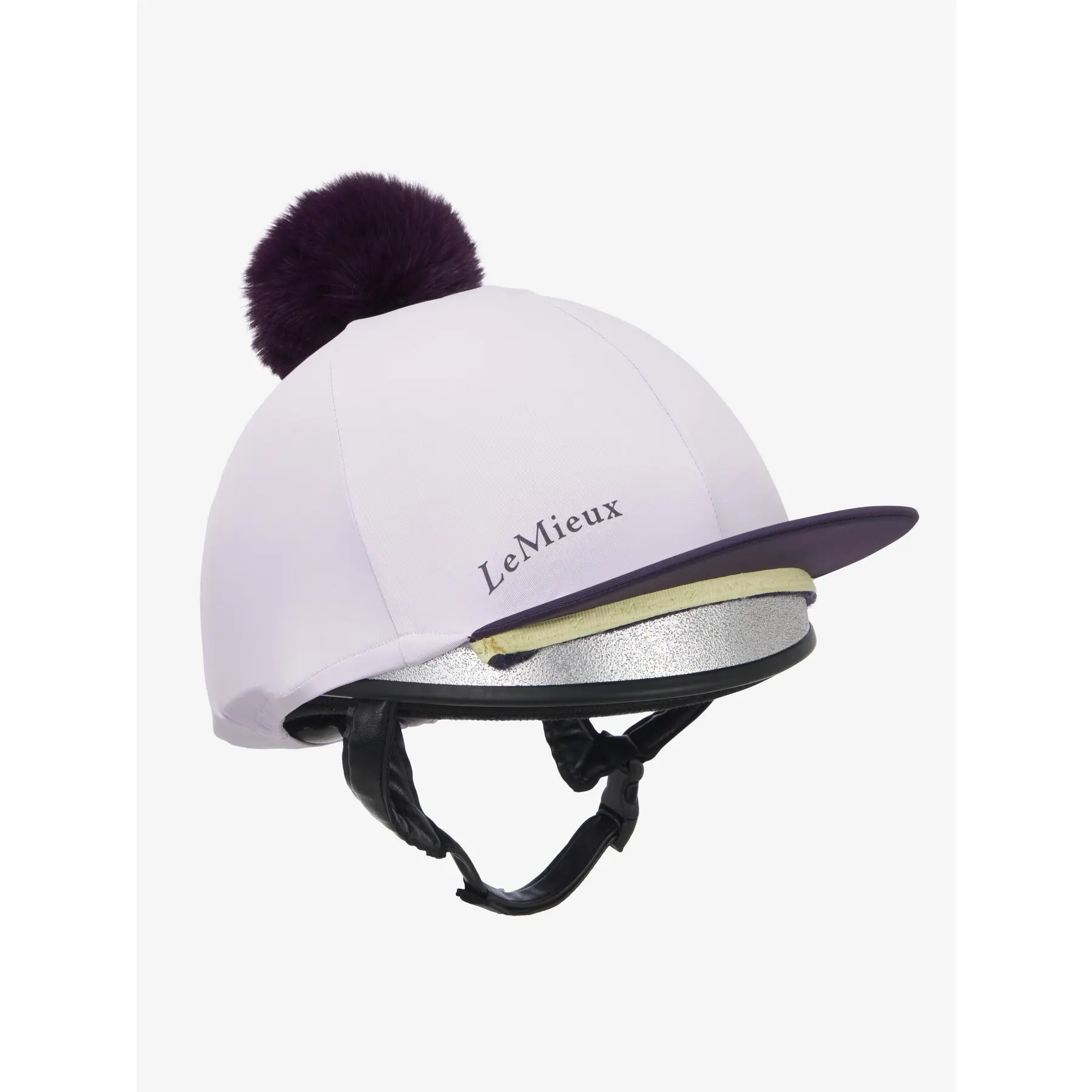 Toque per casco da equitazione classica con pon-pon removibile LeMieux