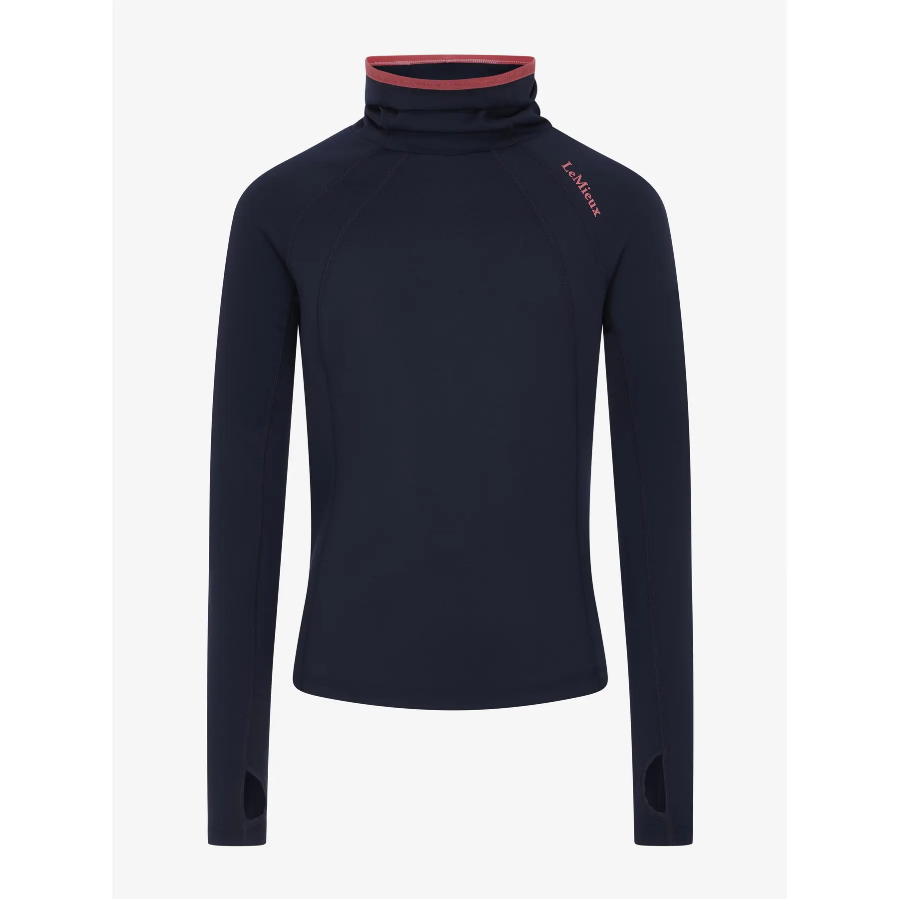 Long sleeve high neck riding baselayer for girls LeMieux Savannah