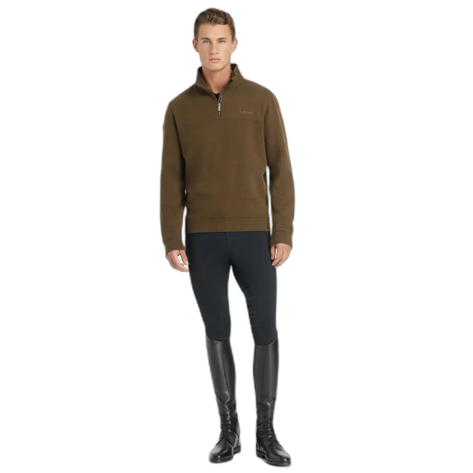 Sweatshirt équitation col zippé LeMieux Alpine