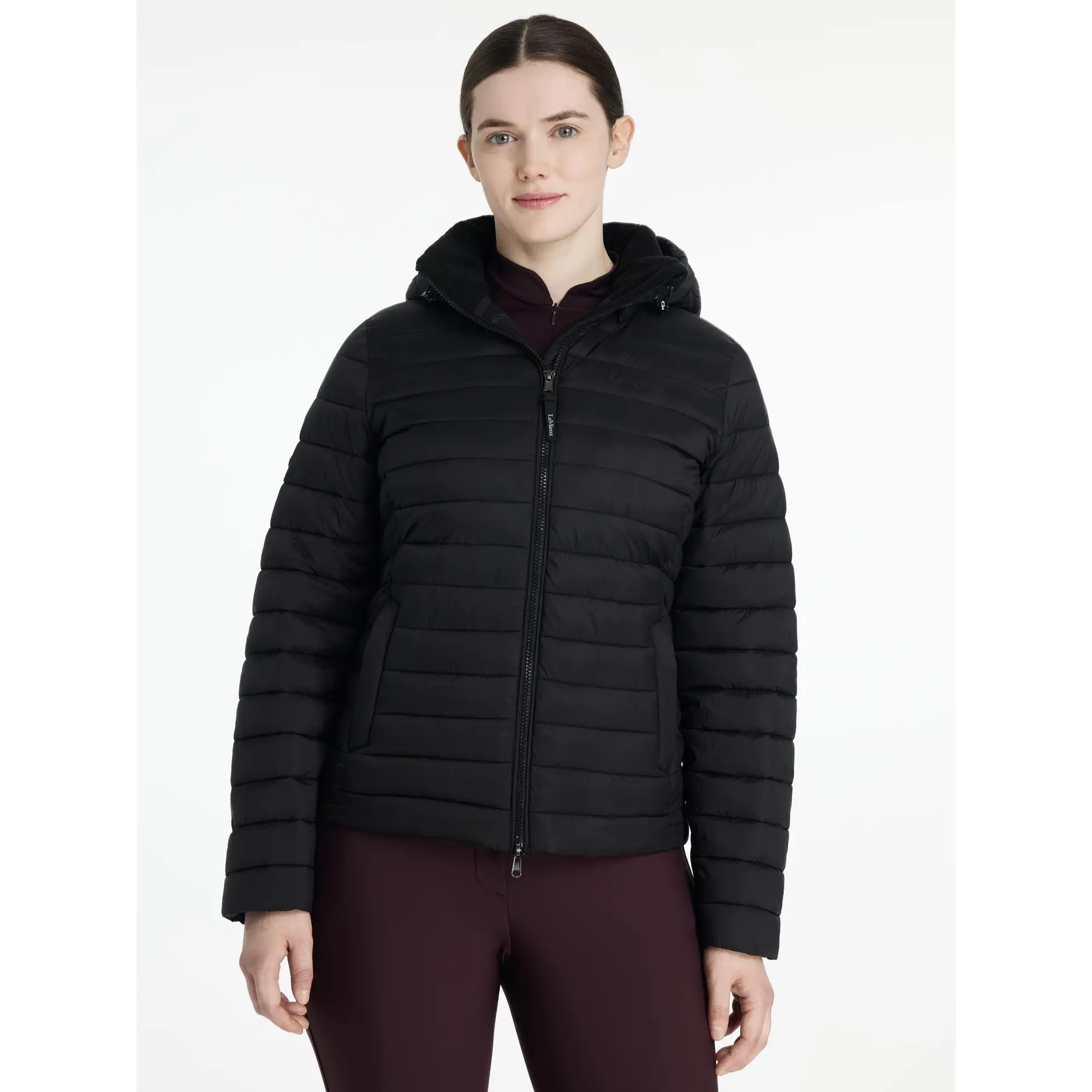 Daunenjacke mit Kapuze, Damen LeMieux Rose