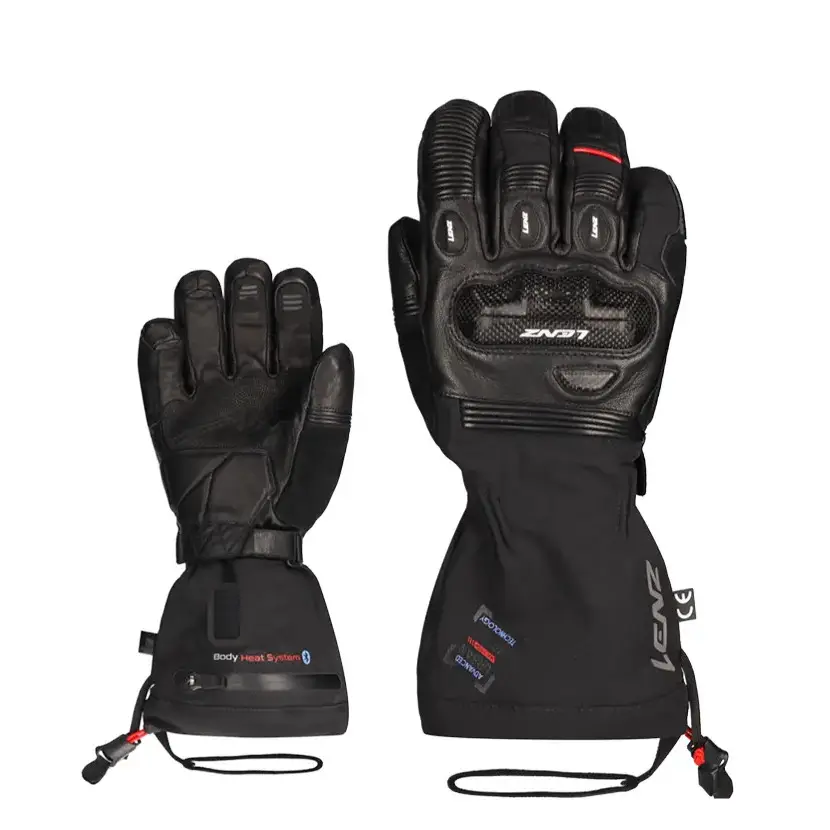 Guanti moto riscaldati touring con cappuccio per le dita Lenz 1.0