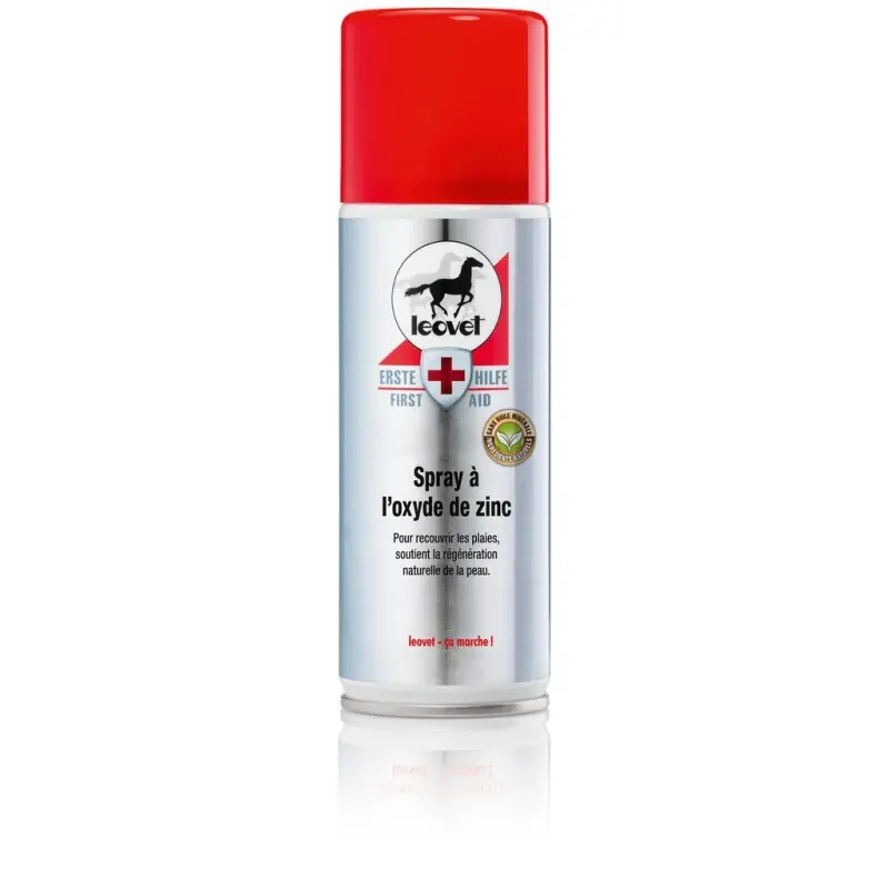Spray per ferite allo zinco per cavalli Leovet