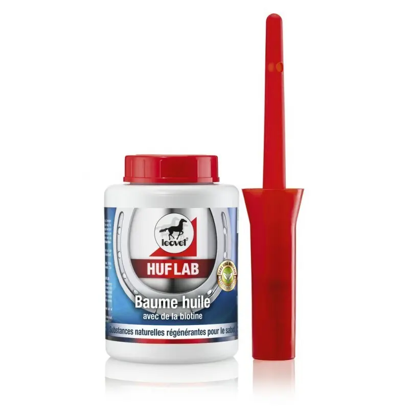 Natural hoof care with brush for horses Leovet Huf Lab