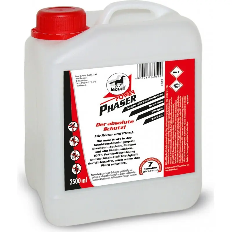 Leovet Unisex Blanc Nachfüllpackung Repellent Für Pferde Power Phaser - Image 3